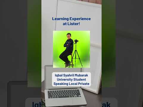 Learning Experience in Speaking Local Private at Lister #shorts #listercoid #kursusbahasaasing