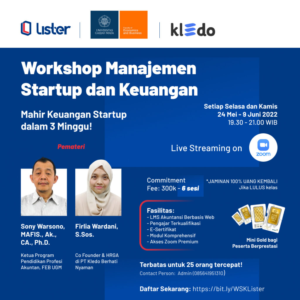 workshop startup keuangan