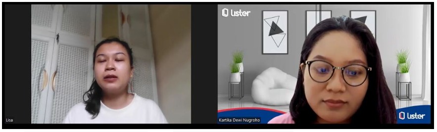 Sesi Speaking online Lister bersama Human Examiner