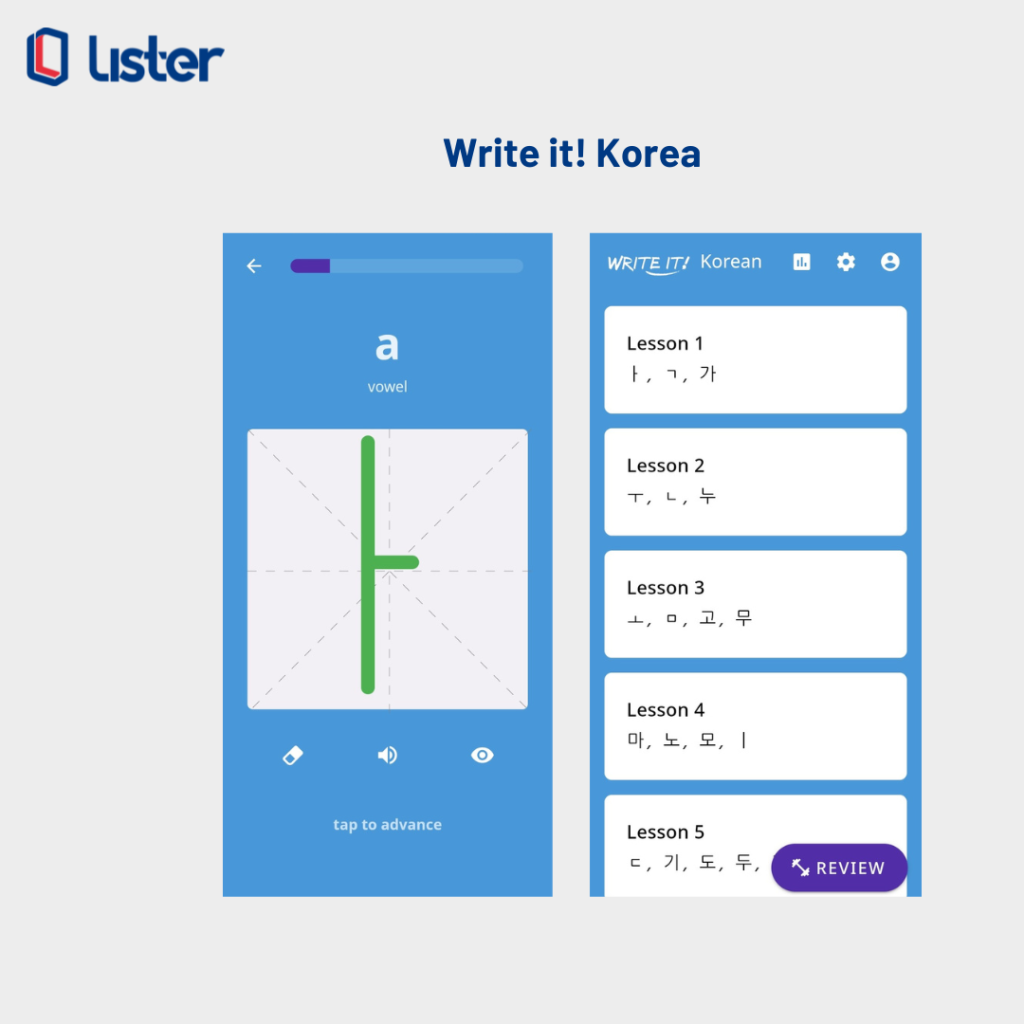 belajar cara menulis hangeul korea
