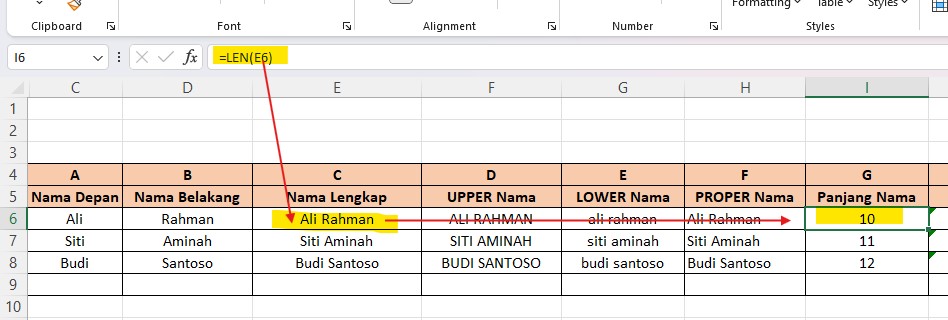 Rumus Excel untuk Admin