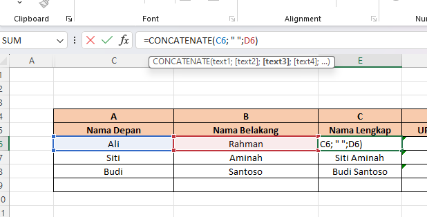 Rumus Excel untuk Admin