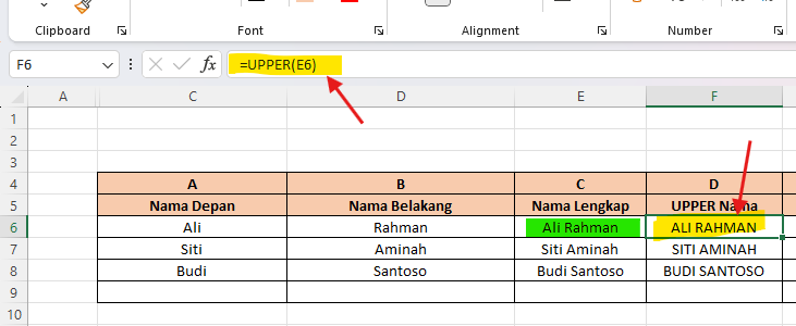 Rumus Excel untuk Admin