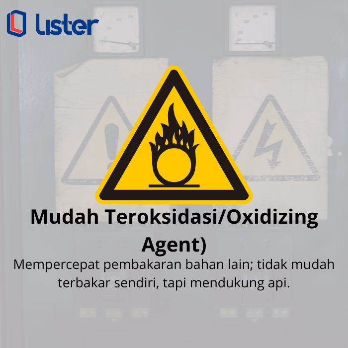 Simbol Bahan Kimia Berbahaya dan Artinya Disertai Gambar Simbol Bahan Kimia Berbahaya dan Artinya | mudah teroksidasi